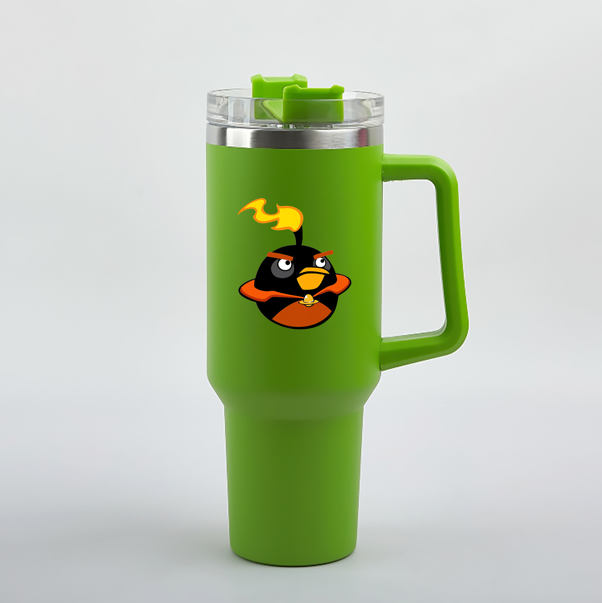 （画像用） Angry Birds アングリーバード 1200mL車用タンブラー（カラープリント）